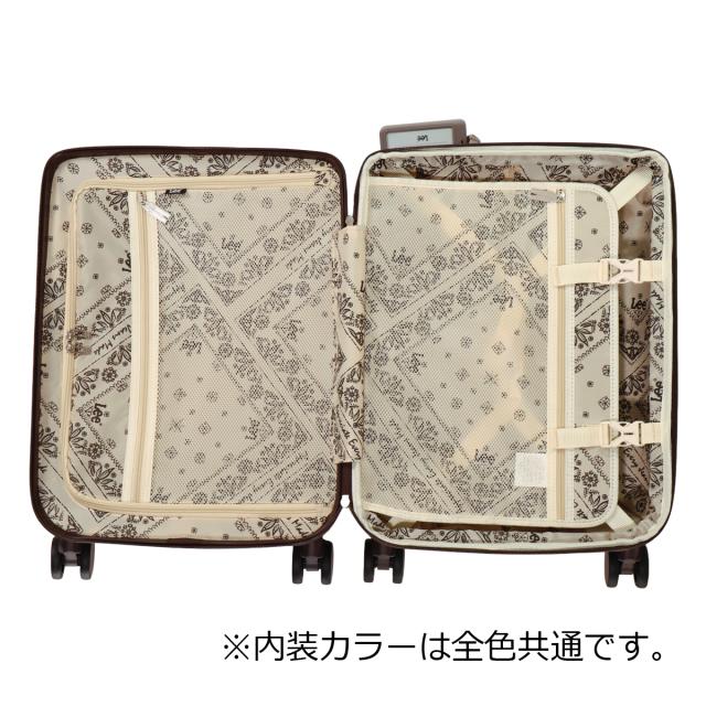 【レビュー投稿で+5％還元】Lee スーツケース 37L 44L 54cm 3.1kg キャリーバッグ 機内持ち込み 320-9070 ギャラクシー Galaxy IV リー TSAロック搭載 エキスパンダブル ストッパー付き デニム調 ヒッコリー クリスマス_mp