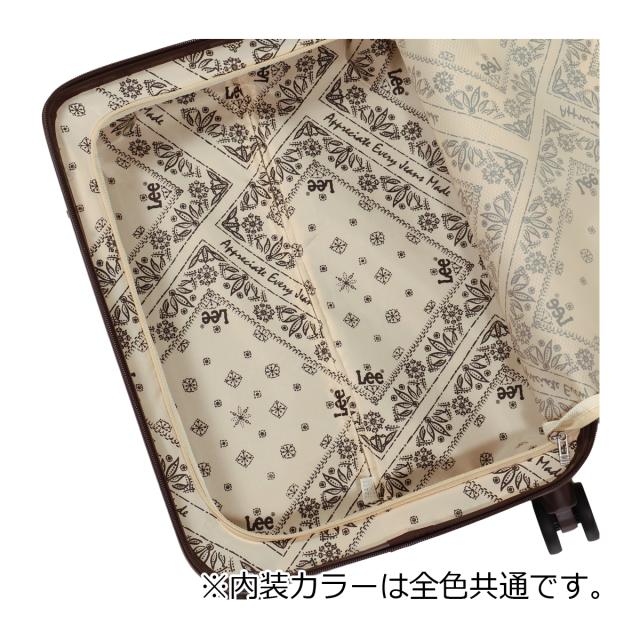 【レビュー投稿で+5％還元】Lee スーツケース 37L 44L 54cm 3.1kg キャリーバッグ 機内持ち込み 320-9070 ギャラクシー Galaxy IV リー TSAロック搭載 エキスパンダブル ストッパー付き デニム調 ヒッコリー クリスマス_mp