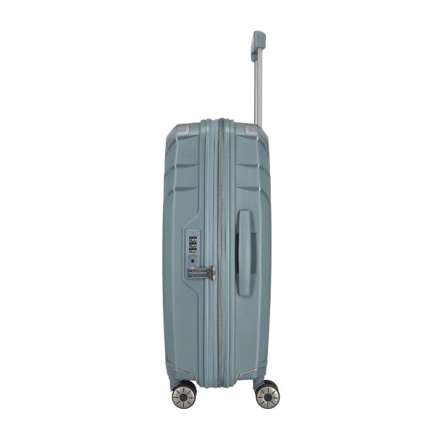 【レビュー投稿で+5％還元】トラべライト スーツケース 72L 66cm 3.56kg 拡張 軽量 576348 Elvaa travelite｜ハードキャリー キャリーケース キャリーバッグ エキスパンダブル 中型 4輪 ダブルキャスター TSAロック搭載 3年保証