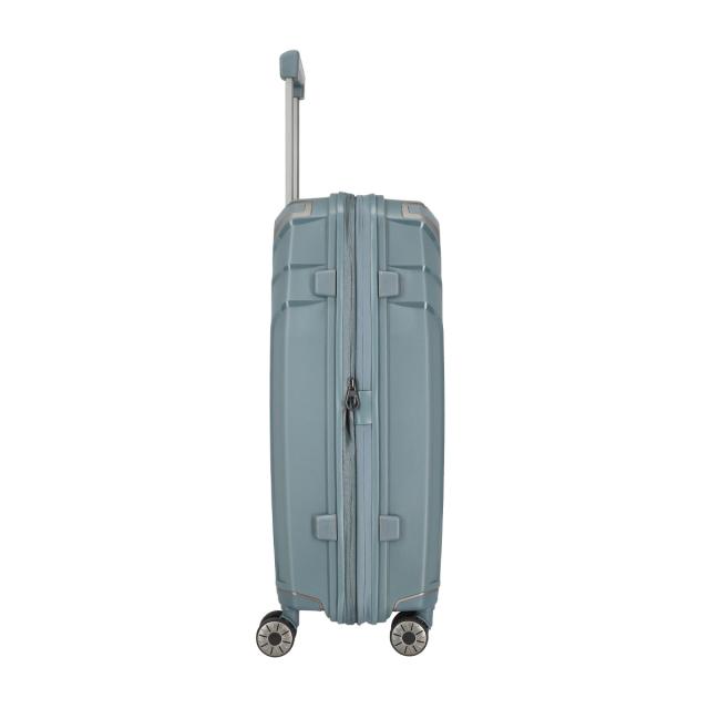 【レビュー投稿で+5％還元】トラべライト スーツケース 72L 66cm 3.56kg 拡張 軽量 576348 Elvaa travelite｜ハードキャリー キャリーケース キャリーバッグ エキスパンダブル 中型 4輪 ダブルキャスター TSAロック搭載 3年保証
