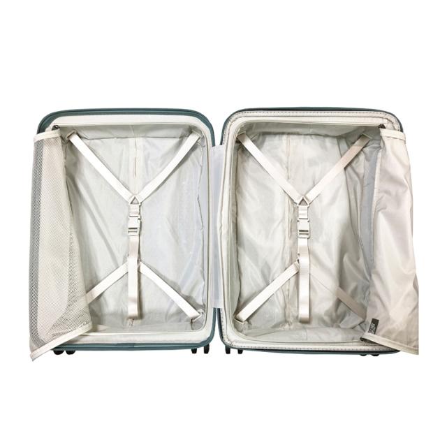 【レビュー投稿で+5％還元】トラべライト スーツケース 72L 66cm 3.56kg 拡張 軽量 576348 Elvaa travelite｜ハードキャリー キャリーケース キャリーバッグ エキスパンダブル 中型 4輪 ダブルキャスター TSAロック搭載 3年保証