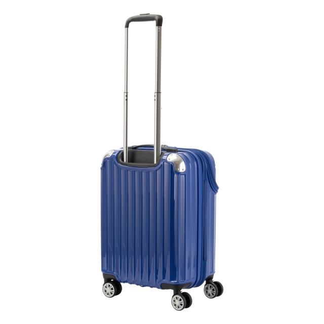 【レビュー投稿で+5％還元】トラベリスト スーツケース 35L 43L 48cm 3.4kg ハード ファスナー 機内持ち込み モーメント 76-20290 TRAVELIST キャリーケース 拡張 フロントオープン ポケット付き TSAロック搭載 クリスマス_mp