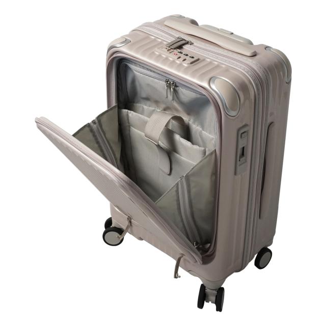 【レビュー投稿で+5％還元】カーゴ スーツケース 機内持ち込み 35L 48cm 3.4kg エアレイヤー CAT532LY CARGO AiR LAYER｜ハード ファスナー キャリーバッグ キャリーケース ビジネスキャリー フロントオープン ストッパー付き 静音 TSAロック搭載 HINOMOTO クリスマス_mp
