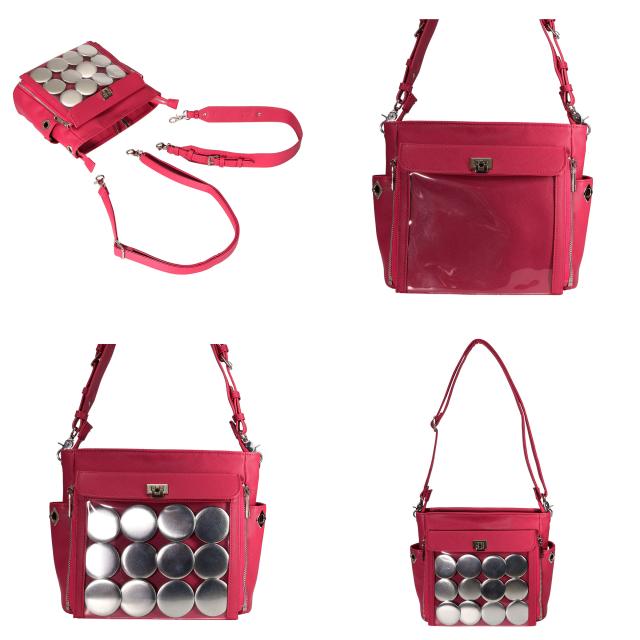 【レビュー投稿で+5％還元】リアレア オシトデート 春奈るな×リアレアコラボ OSHITODATE REA RARE スクエア2wayショルダー痛バッグ 痛バッグ 痛バ 収納面回転式 ショルダーバッグ 2way 推し活 推し活バッグ オタ活 推し事 メンズ レディース GF21201