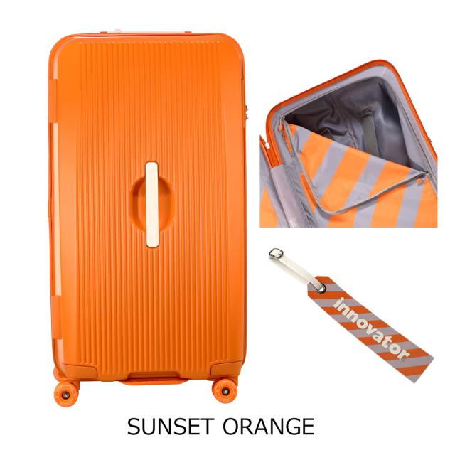 【レビュー投稿で+5％還元】イノベーター スーツケース 100L 79cm 4.9kg BO-8 innovator 交換式キャスター ブレーキシステム デュアロック クリスマス_mp