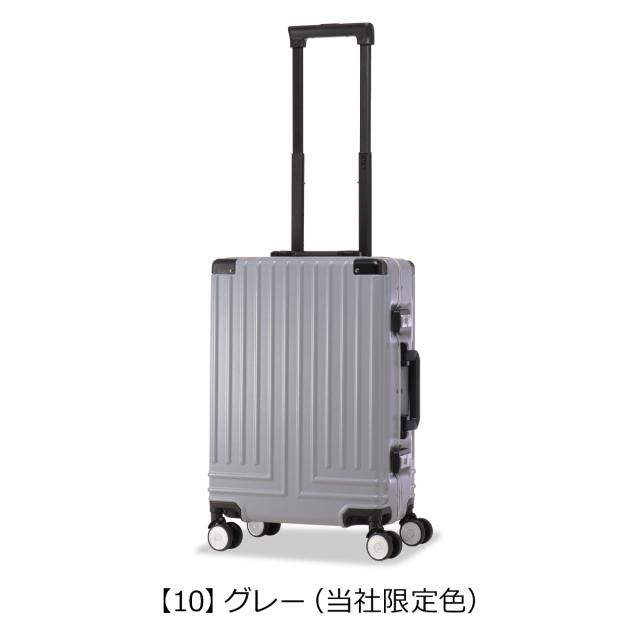 【レビュー投稿で+5％還元】ランバンオンブルー スーツケース 機内持ち込み 32L 49cm 3.4kg 当社限定色グレー ヴィラージュ 595313 LANVIN en Bleu｜汚れ防止カバー付き フレーム キャリーケース キャリーバッグ ビジネスキャリー 軽量 静音 旅行 クリスマス_mp