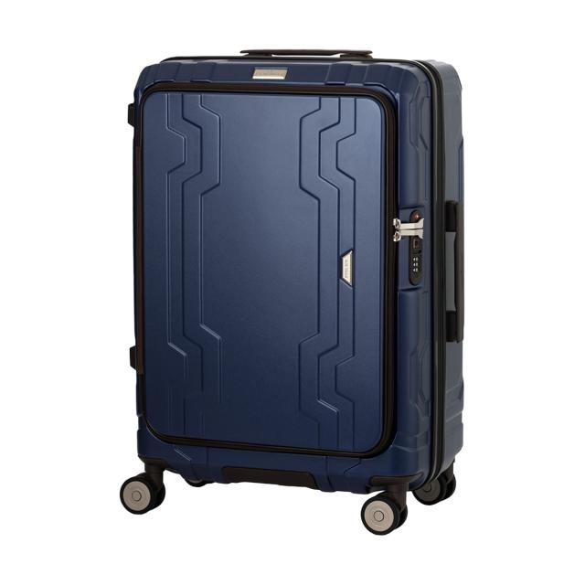 【レビュー投稿で+5％還元】レジェンドウォーカー スーツケース 81L 60cm 4.4kg 5525-60 LEGEND WALKER BLUE WHALE｜ハードキャリー ファスナー キャリーケース キャリーバッグ ビジネスキャリー フロントオープン カップホルダー 拡張 軽量 クリスマス_mp