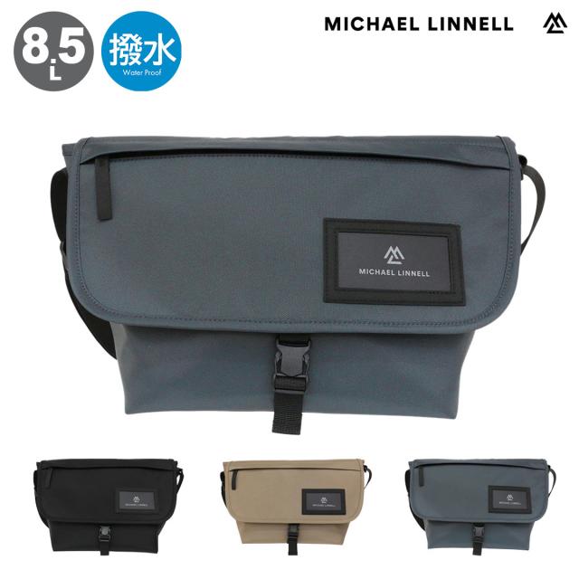 【レビュー投稿で+5％還元】マイケルリンネル ショルダーバッグ メッセンジャーバッグ メンズMLYL-09 MICHAEL LINNELL フラップ 斜め掛け ナイロン 8.5L 軽量 撥水 通勤 通学 旅行 トラベル アウトドア クリスマス_mp