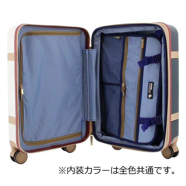 【レビュー投稿で+5％還元】モズ スーツケース 38L 44L 55cm 3.2kg 機内持ち込み MZ-0859-48 moz | TSAロック搭載 エキスパンダブル 静音キャスター クリスマス_mp