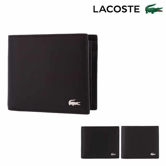 二つ折り財布 バッグ 財布 ファッション小物 ラコステ Lacoste 財布 メンズ 牛革 レザー Nh1112f Billfold 本革 ネットショッピング レビュー投稿で 5 還元 Fg