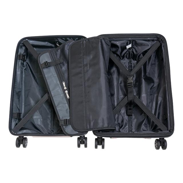 【レビュー投稿で+5％還元】アウトドアプロダクツ スーツケース 40L 45L 49.5cm 3.2kg OD-0808-50 ハード エキスパンダブル 機内持ち込み TSAロック搭載 キャリーバッグ キャリーケース クリスマス_mp