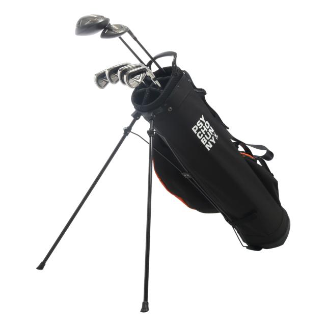 【レビュー投稿で+5％還元】サイコバニー ゴルフ キャディバッグ リエアバッグプロジェクト コラボ スタンド式 5分割 7.5型 46インチ対応 1.9kg メンズ PBMG3SC6 Psycho Bunny GOLF RairBag Project 軽量  sh_of agesugi_sfa クリスマス_mp