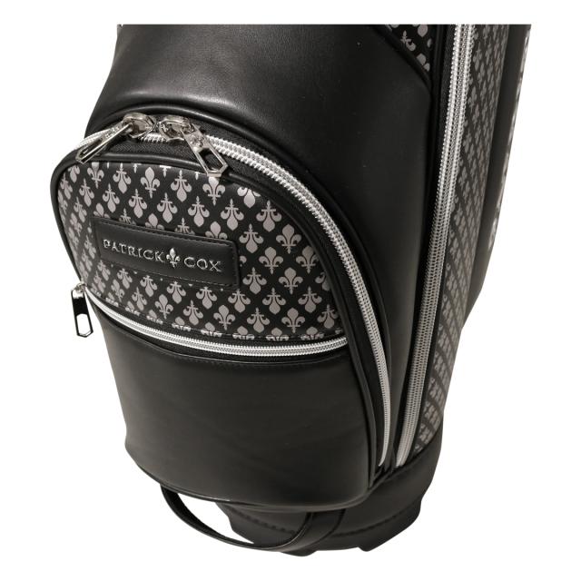 【レビュー投稿で+5％還元】パトリックコックス ゴルフ キャディバッグ カート型 5分割 9型 46インチ対応 3.8kg メンズ PXMG4FC1 キングス PATRICK COX ゴルフバッグ クリスマス_mp