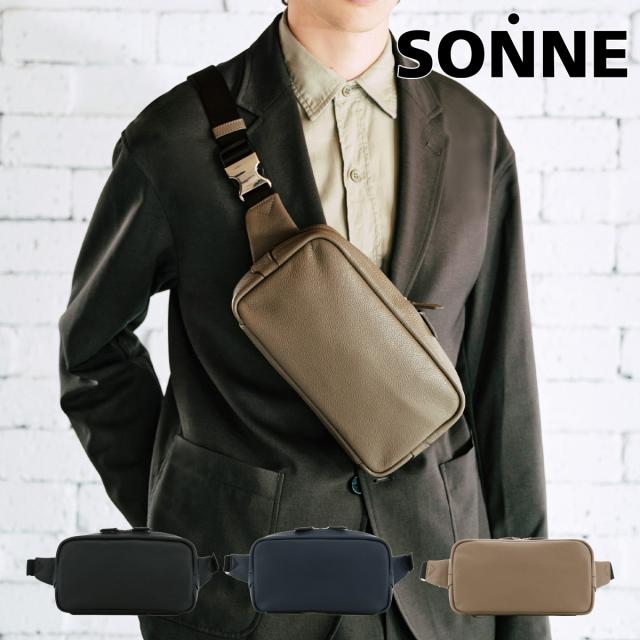 【レビュー投稿で+5％還元】ゾンネ ウエストポーチ ウエストバッグ 本革 メンズ SOX021 SONNE レザー sh_of agesugi_sfa クリスマス_mp レビュー投稿で+5％還元】ゾンネ ウエストポーチ ウエストバッグ 本革