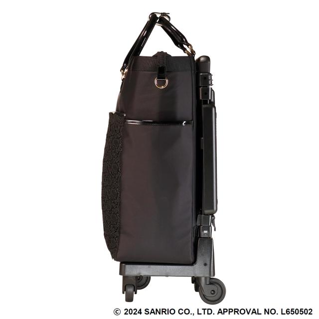 【レビュー投稿で+5％還元】ハローキティ スワニー 近沢レース店 コラボ ショッピングカート 座面付き キティちゃん 18L 45cm 3.3kg ショッピングキャリー 座れる 静音 静か 機内持ち込み 買い物バッグ ロッカーサイズ 4輪ストッパー T2キャスター D-643 クリスマス_mp