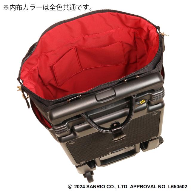 【レビュー投稿で+5％還元】ハローキティ スワニー 近沢レース店 コラボ ショッピングカート 座面付き キティちゃん 18L 45cm 3.3kg ショッピングキャリー 座れる 静音 静か 機内持ち込み 買い物バッグ ロッカーサイズ 4輪ストッパー T2キャスター D-643 クリスマス_mp