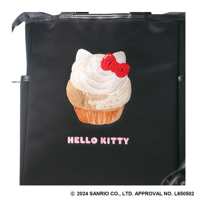 【レビュー投稿で+5％還元】ハローキティ スワニー ショッピングカート キティちゃん ショッピングキャリー 10L 43cm 2.3kg 機内持ち込み D-656 Hello Kitty 50th ハローミミィ コラボ 刺繍 SWANY 静音設計 お買い物キャリー クリスマス_mp