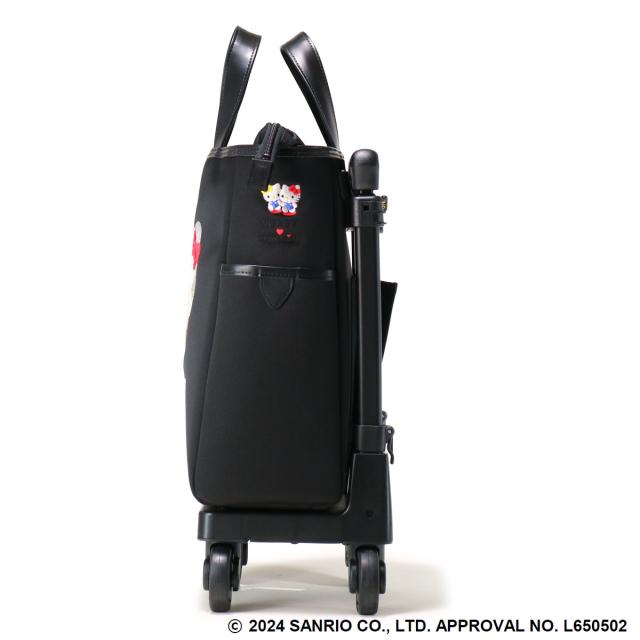 【レビュー投稿で+5％還元】ハローキティ スワニー ショッピングカート キティちゃん ショッピングキャリー 10L 43cm 2.3kg 機内持ち込み D-656 Hello Kitty 50th ハローミミィ コラボ 刺繍 SWANY 静音設計 お買い物キャリー クリスマス_mp