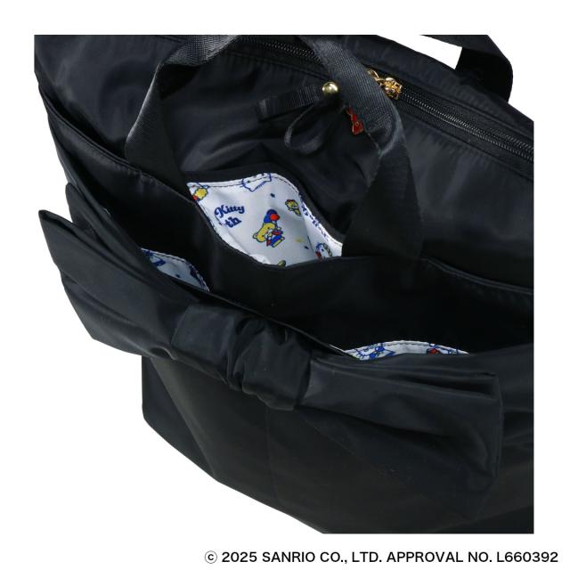 【レビュー投稿で+5％還元】ハローキティ スワニー コラボ ショッピングカート 11L 32cm 2.1kg ショッピングキャリー 66691 Hello Kitty SWANY 静音設計 ショッピングキャリー 静か 機内持ち込み 買い物バッグ お買い物キャリー デイリーキャリー クリスマス_mp