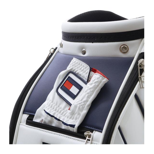 【レビュー投稿で+5％還元】トミーヒルフィガー ゴルフ キャディバッグ カート型 5分割 9型 46インチ対応 3.2kg ベーシック メンズ レディースTHMG4SC5  