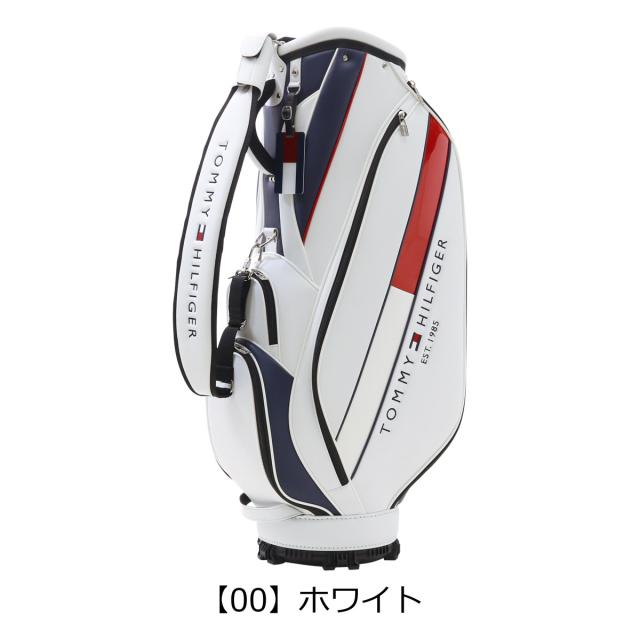 【レビュー投稿で+5％還元】トミーヒルフィガー ゴルフ キャディバッグ カート型 5分割 9型 46インチ対応 3.2kg ベーシック メンズ レディースTHMG4SC5  