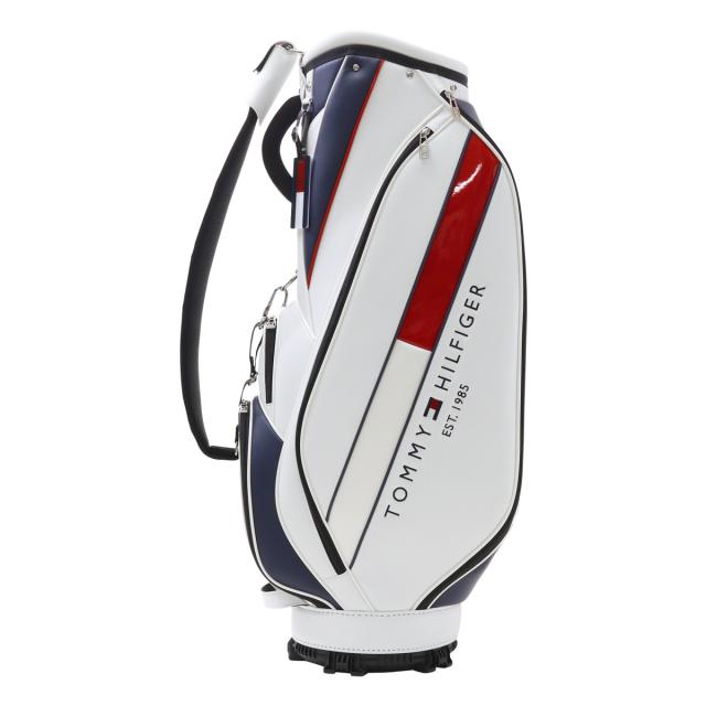 【レビュー投稿で+5％還元】トミーヒルフィガー ゴルフ キャディバッグ カート型 5分割 9型 46インチ対応 3.2kg ベーシック メンズ レディースTHMG4SC5  