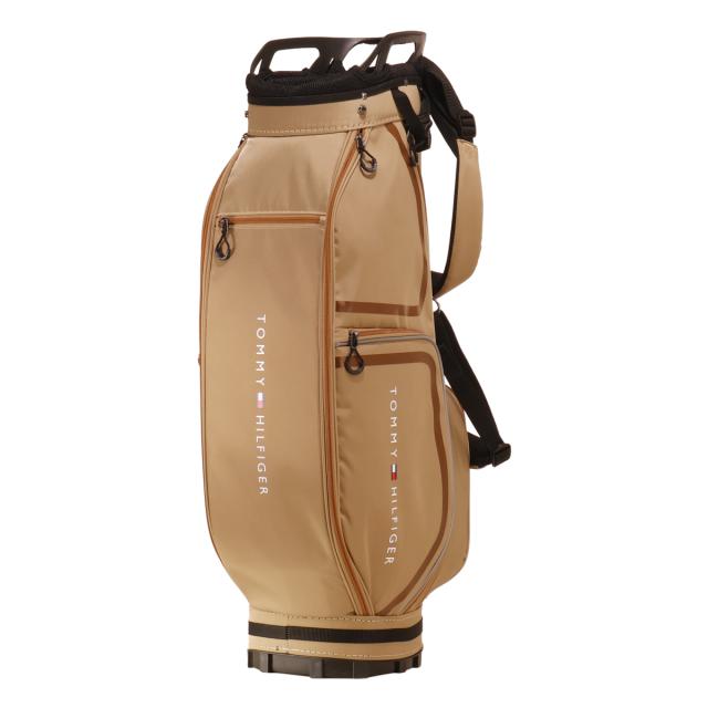 【レビュー投稿で+5％還元】トミーヒルフィガー ゴルフ キャディバッグ カート型 5分割 9型 46インチ対応 3.1kg ユースフル メンズ レディースTHMG5SC3   ゴルフバッグ クリスマス_mp クリスマス_wp