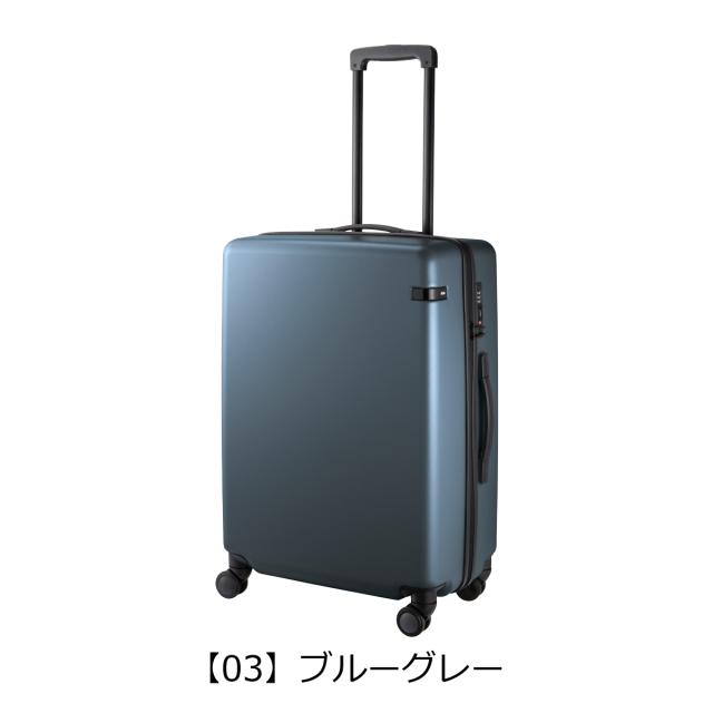 【レビュー投稿で+5％還元】エーストーキョー スーツケース 65L 67cm 3.9kg コーナーストーン2Z 06866 ace.TOKYO | TSAロック搭載 双輪キャスター クリスマス_mp