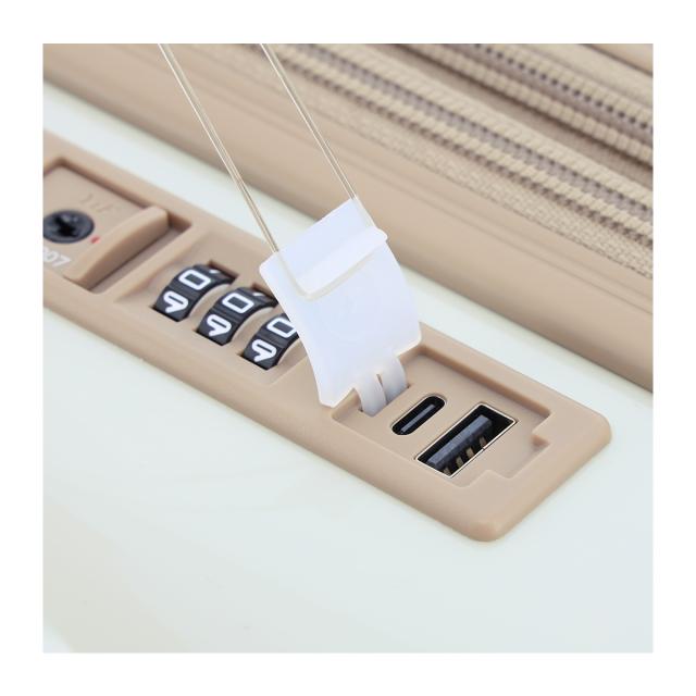 【レビュー投稿で+5％還元】トランジットラウンジ スーツケース ビジュー 51.7L 56.5cm 4kgTRA-50015 TRANSIT LOUNGE bijoux | キャリーケース ハードケース ファスナー TSロック搭載 エキスパンダブル 拡張 キャスターストッパー USBポート クリスマス_mp