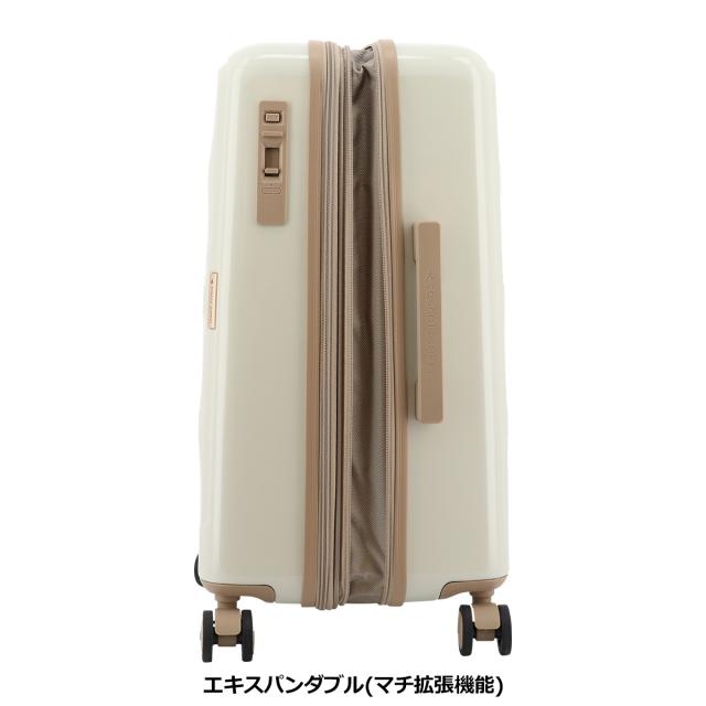 【レビュー投稿で+5％還元】トランジットラウンジ スーツケース ビジュー 51.7L 56.5cm 4kgTRA-50015 TRANSIT LOUNGE bijoux | キャリーケース ハードケース ファスナー TSロック搭載 エキスパンダブル 拡張 キャスターストッパー USBポート クリスマス_mp