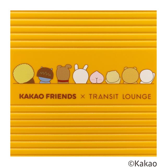 【レビュー投稿で+5％還元】トランジットラウンジ カカオフレンズ スーツケース 34L 46cm 2.8kg50020 TRANSIT LOUNGE KAKAO FRIENDS | キャリーケース ハードキャリー ファスナー TSAロック搭載 クリスマス_mp