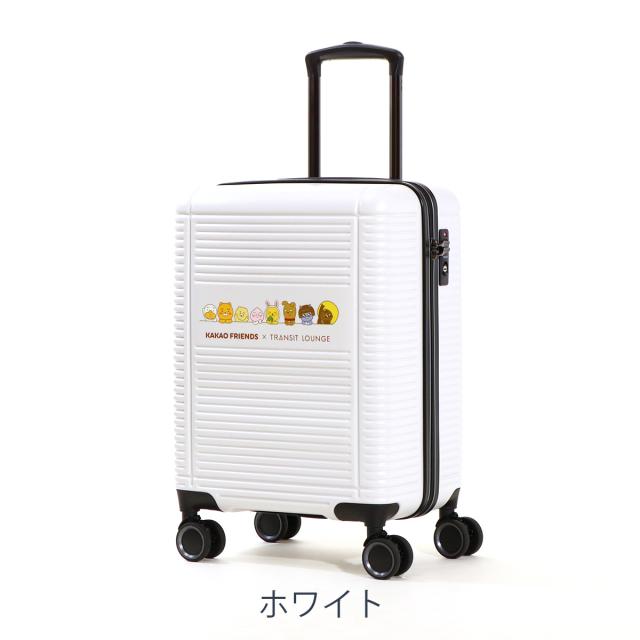 【レビュー投稿で+5％還元】トランジットラウンジ カカオフレンズ スーツケース 34L 46cm 2.8kg50020 TRANSIT LOUNGE KAKAO FRIENDS | キャリーケース ハードキャリー ファスナー TSAロック搭載 クリスマス_mp