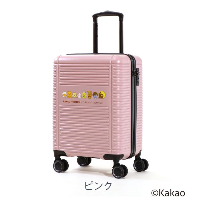 【レビュー投稿で+5％還元】トランジットラウンジ カカオフレンズ スーツケース 34L 46cm 2.8kg50020 TRANSIT LOUNGE KAKAO FRIENDS | キャリーケース ハードキャリー ファスナー TSAロック搭載 クリスマス_mp