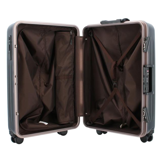 【レビュー投稿で+5％還元】シフレ スーツケース 50L 57cm 4.2kg ゼログラ ZER1143-M Siffler ZEROGRA｜ハード フレーム キャリーバッグ キャリーケース ストッパー付き TSAロック搭載 クリスマス_mp