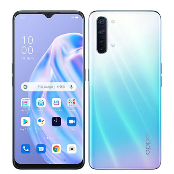 スマートフォン SIMフリー 白ロム  OPPO Reno3 A ホワイト