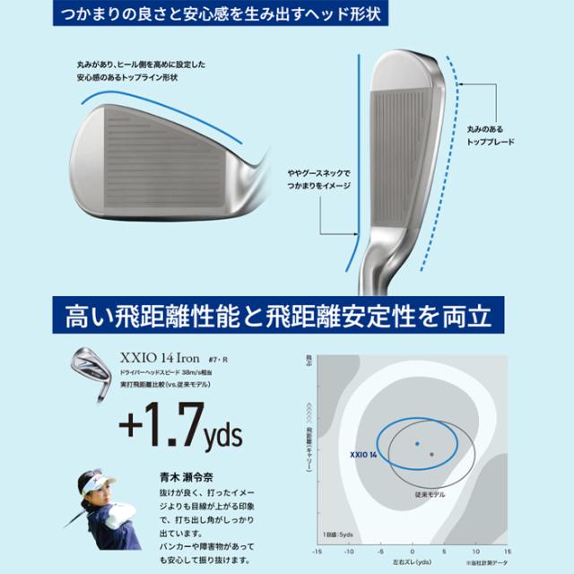 XXIO14　ゼクシオ14　単品アイアン　（5番・AW・SW）　N.S.PRO850GHneoDST スチール　ゴルフクラブ　【XXIO14】【MEN】