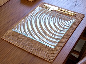 アジアン雑貨 アタのランチョンマット