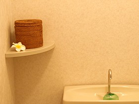 バリ風コーディネート トイレ