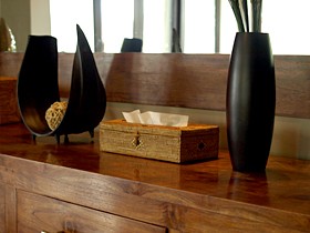 バリ　ティッシュケース