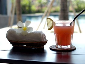 アジアンカフェ　コースター