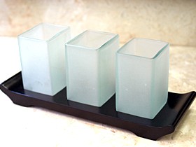 歯ブラシスタンド(ガラス製)