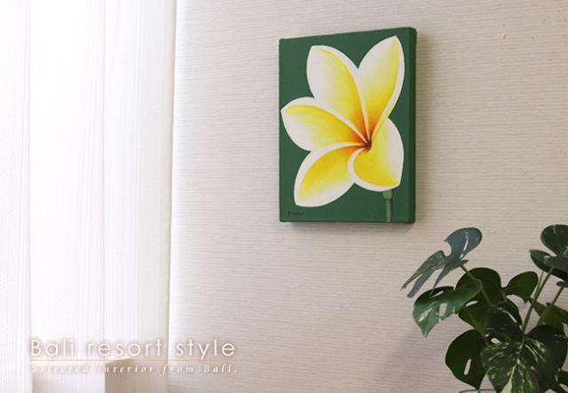 絵画　プルメリア1