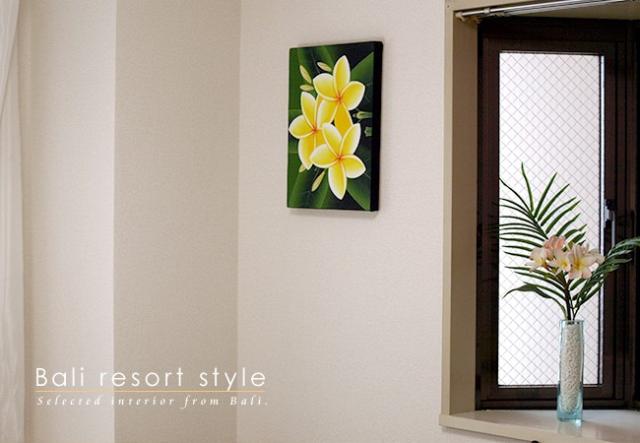 絵画　プルメリア3