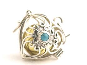 ガムランボール ハート型 アメジスト