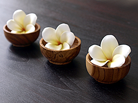 バリ　木製ボウル