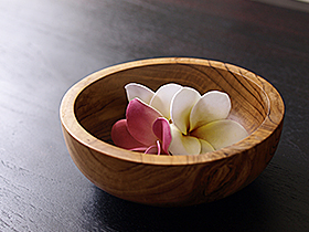 バリ　木製ボウル