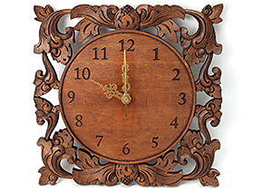 掛け時計（木製）