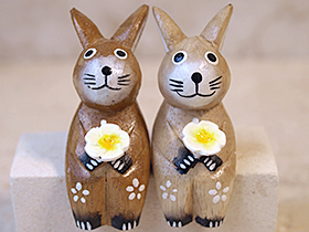 バリウサギ　カップル