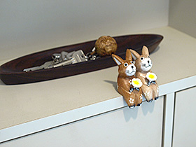 バリのウサギ人形