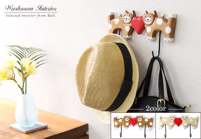 バリネコのダブルフック(ハート)